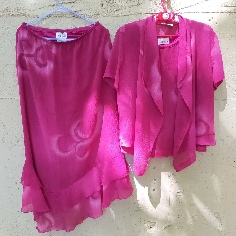 Vintage Hiroko 3set Dress M
